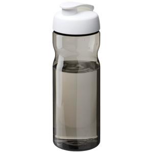 Bidon H2O Eco o pojemności 650 ml z wieczkiem zaciskowym Ciemnografitowy