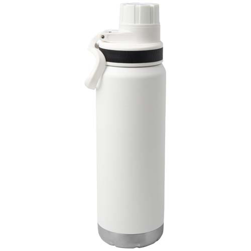 Butelka Fortis z recyklingowanej stali nierdzewnej, z miedzianą izolacją próżniową, o pojemności 700 ml, z certyfikatem RCS, przystosowana do napojów gazowanych Biały 10084201 (3)