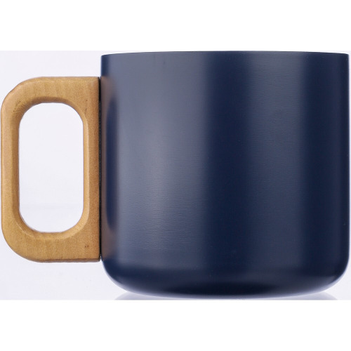 Kubek 400 ml ze stali nierdzewnej z recyklingu Granatowy VA452-04 (4)