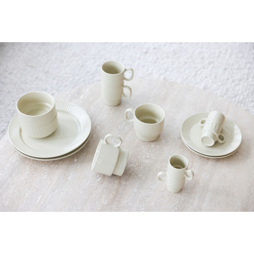 Miska COFFEE & MORE 12 cm, beżowy Beżowy 5018570- (1)