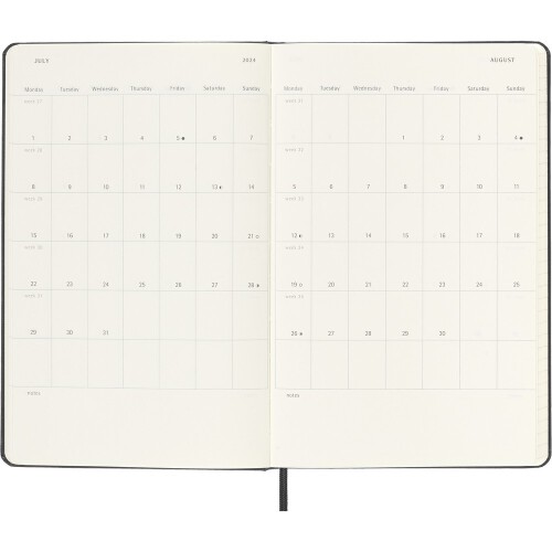 Kalendarz z notatnikiem MOLESKINE czarny VM399-03/2025 (5)