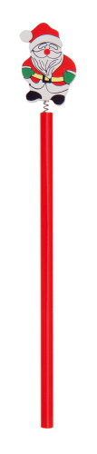 Ołówek, świąteczny wzór czerwony V7677-05 