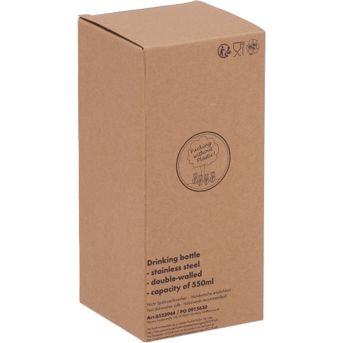 Kubek termiczny 550 ml ze stali z recyklingu DANA Niebieski 8523904 (9)