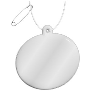 RFX™ reflective owalna odblaskowa zawieszka z PVC