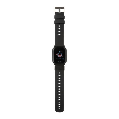 Monitor aktywności Fit Watch, TPE z recyklingu Czarny P330.891 (10)