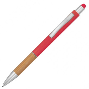Długopis plastikowy touch pen Tripoli czerwony