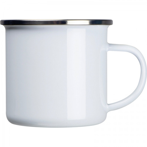 Kubek emaliowany do sublimacji 300 ml LUCAS Biały 8370406 (3)