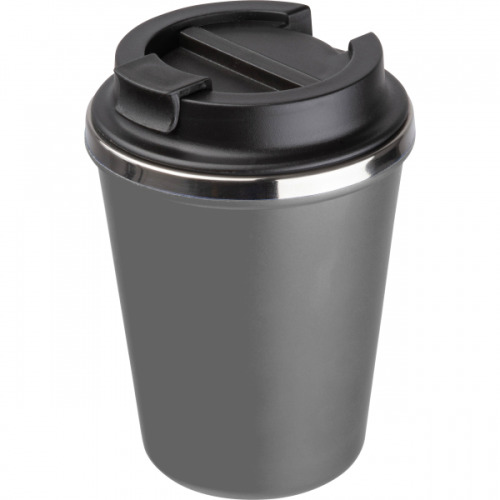 Kubek termiczny 350 ml z powłoką z recyklingu METODY Szary 8496207 