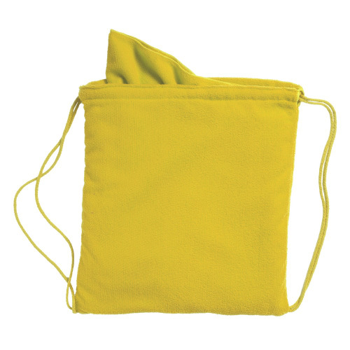 Worek ze sznurkiem, ręcznik żółty V8453-08 