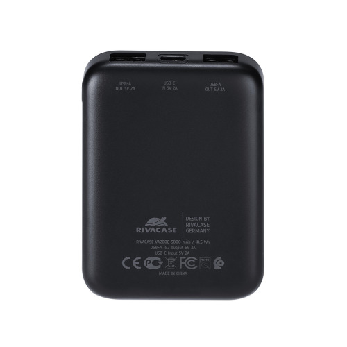 Power Bank VA2006 5000 mAh RIVACASE Czarny EG834603 (4)