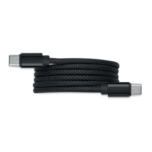 Pleciony kabel magnetycznyRPET Czarny MO2778-03 (7)