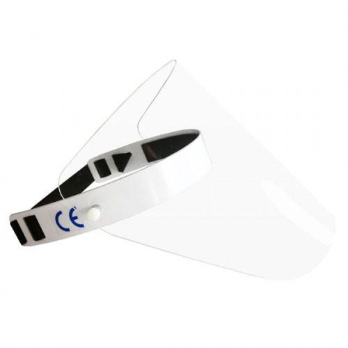 Przyłbica ochronna z poliwęglanu Biały SG909206 