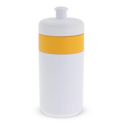 Bidon Sportowy Z Obwódka 500ml Biały / żółty LT98735-N0141 (3)