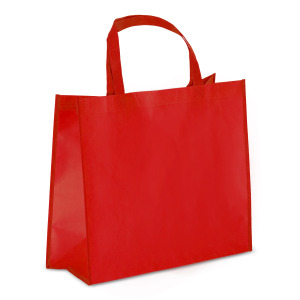 R-PET Torba transportowa laminowana włóknina 40 x 16 x 35cm 105g/m² Czerwony