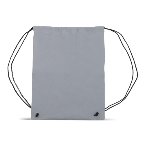 Odblaskowy Worek Plecak Ze Sznurkami 30x40cm Szary LT95261-N0061 (2)