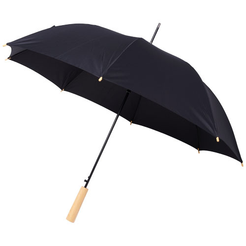 Parasol automatyczny Alina 23” wykonany z plastiku PET z recyklingu Czarny 10940001 