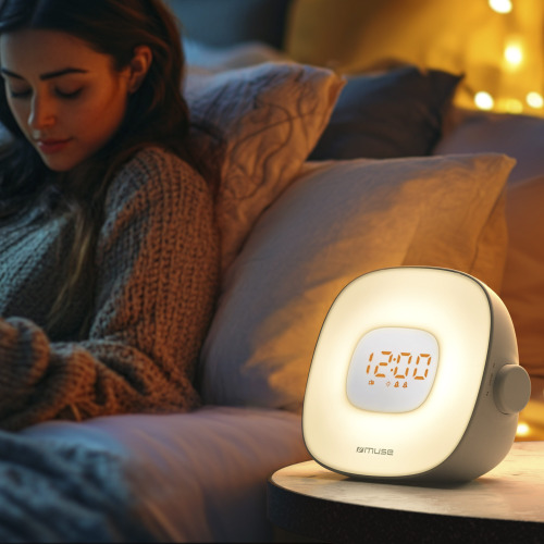 ML-198 | Muse wake up light Radio FM Biały LT55009-N0001 (2)