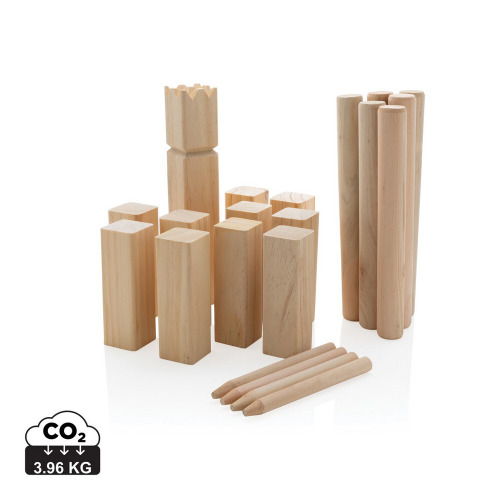 Zestaw do gry Kubb Brązowy P453.519 