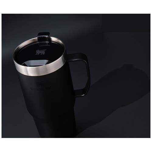 Kubek termiczny Stanley Everyday Suburban 473 ml wykonany z recyklingowanej stali nierdzewnej Czarny 10097890 (6)