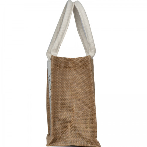 Torba z juty do kolorowania z kredkami ELISA Beżowy 6396513 (3)