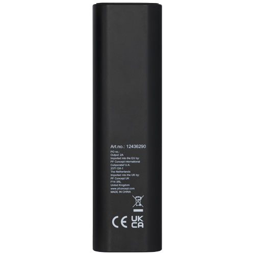 Whiz modułowy kabel do ładowania z tworzyw sztucznych pochodzących z recyklingu Czarny 12436290 (4)