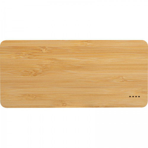 Power bank 20000 mAh bambusowy VALERIA Beżowy 3396913 (4)