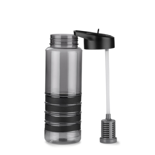 Bidon z filtrem węglowym KIVI 700 ml Czarny 16212-02 (2)