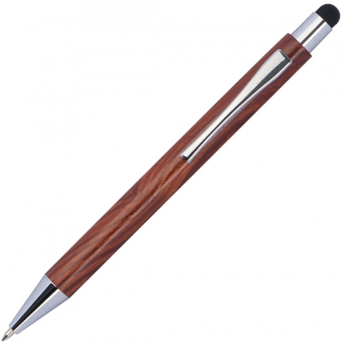 Długopis drewniany touch pen BILZEN Brązowy 219201 