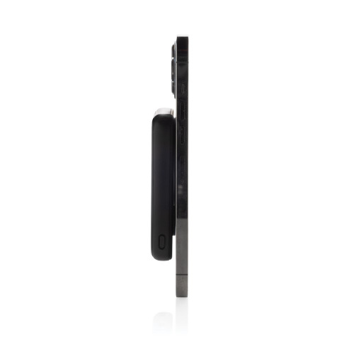 Magnetyczny bezprzewodowy power bank 5000 mAh, 5W Stellar Czarny P322.5901 (4)