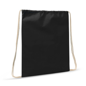 Worek plecak bawełniany OEKO-TEX® 35x45cm Czarny