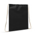 Worek plecak bawełniany OEKO-TEX® 35x45cm Czarny LT95205-N0002  thumbnail