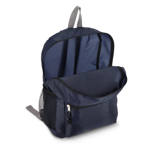 R-PET 190T Lekki plecak 30,5 x 12,7 x 42 cm 16 l Ciemnoniebieski LT95363-N0010 (1)