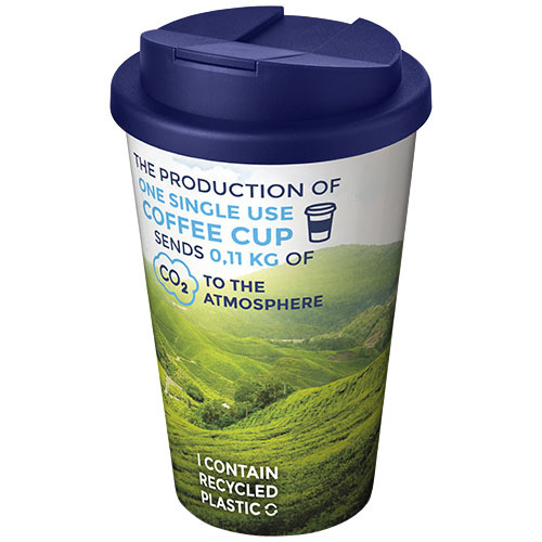 Kubek Brite-Americano® 350 ml z wieczkiem zapobiegającym rozchlapaniu Biały 21069701 