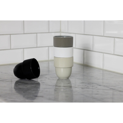 Kubek INKA, beżowy Beżowy 5018433- (3)