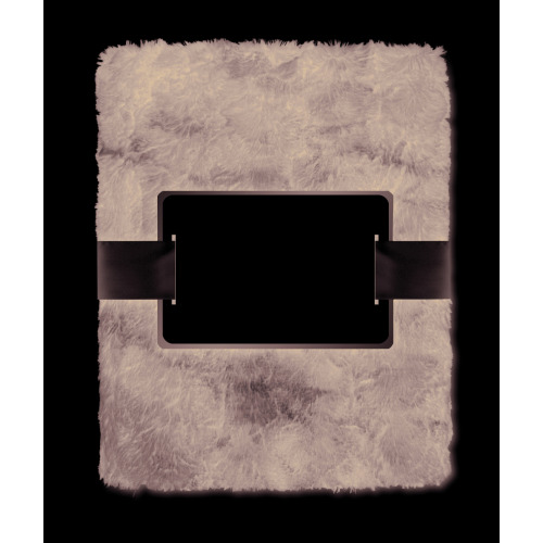 Koc ze sztucznego futra Czarny MO9362-03 (1)