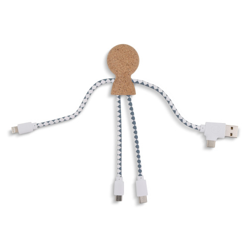 Xoopar Mr. Bio Cork Charging Cable Naturalny LT41017-N0094 (6)