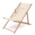 Drewniane krzesło plażowe beżowy MO6503-13 (3) thumbnail