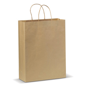 Duża Papierowa Torba Eco 120g/m² Jasnobrązowy