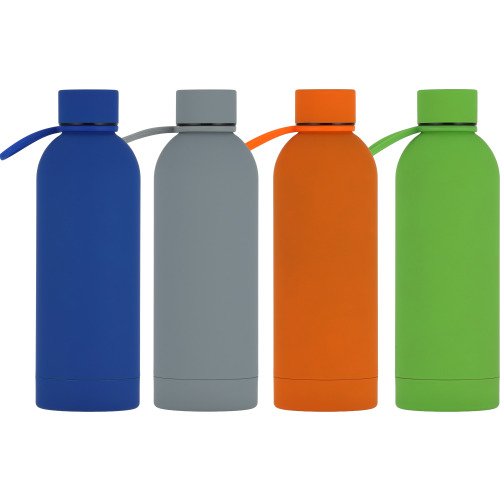 Butelka stalowa soft touch OSTRAVA 750 ml Jasnozielony 496829 (9)
