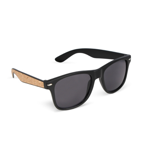 Okulary przeciwsłoneczne Justin RPC z korkową wkładką UV400 Czarny LT86720-N0002 