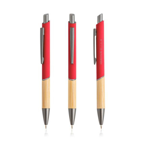 Długopis z recyklingowanego aluminium / Balur Czerwony IP13158952 (6)