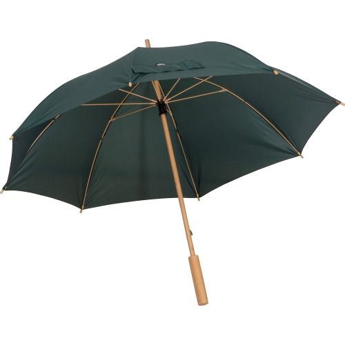 Parasol manualny RPET ø103 cm LETITIA Ciemnozielony 4559699 (5)
