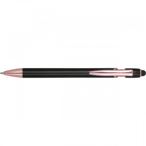 Długopis żelowy z recyklingu BELO HORIZONTE Czarny 528103 (2)