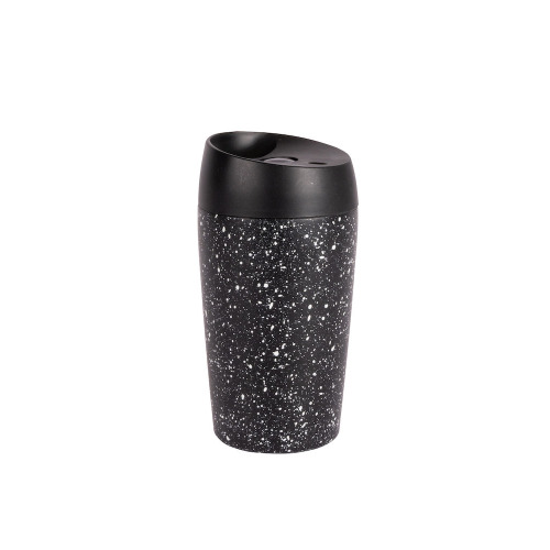 Kubek LOKE 240 ml, czarno-biały Biały 5018361- (1)