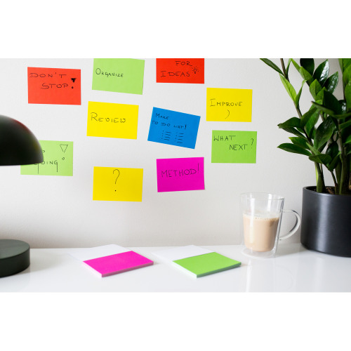 Elektrostatyczne karteczki samoprzylepne | Rolly Jasnozielony VA126-10 (10)