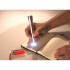 Długopis, latarka 2 LED czerwony V1654-05 (4) thumbnail