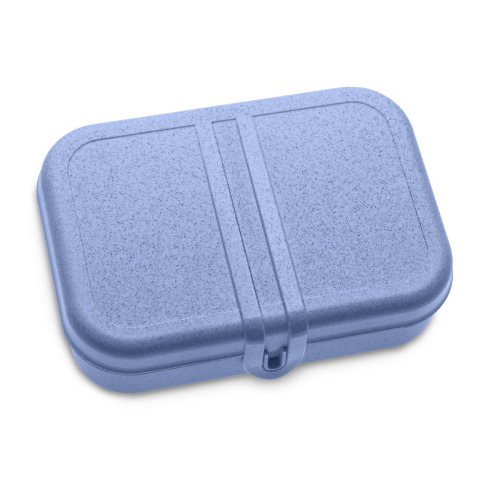 Lunchbox z separatorem Pascal L organic blue Koziol Niebieski KZL3152671 
