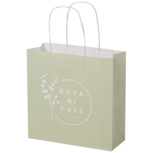 Torba z papieru Kraft ze skręconymi uchwytami – 24 x 9 x 24 cm