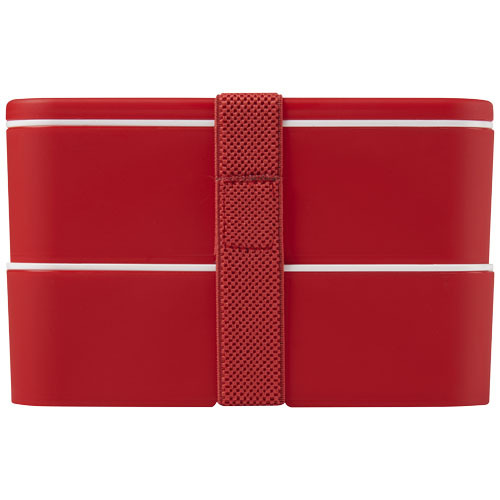 MIYO dwupoziomowe pudełko na lunch Czerwony 21047021 (3)