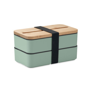 Lunch box z PP z recyklingu Miętowy Zielony